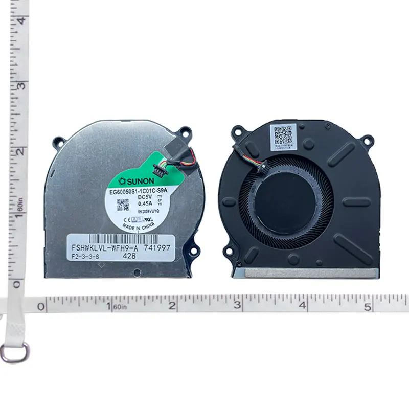 Laptop CPU Cooling Fan For HuaWei KLVL WFH9 WDH9 WFE9 KLVD WFH9 WDH9 WDH9Q WFE9 HKD W76 W56 WRTB WFH9L WAH9L WFE9L EMD W56 W58