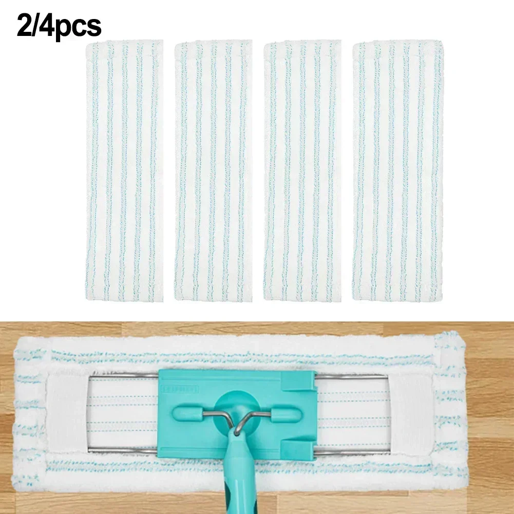 2/4pcs Mop Cover Replacement Pad For Leifheit PRofis XL Micro Duos Cotton Plus All Handle Floor Wipers For 55023 55049