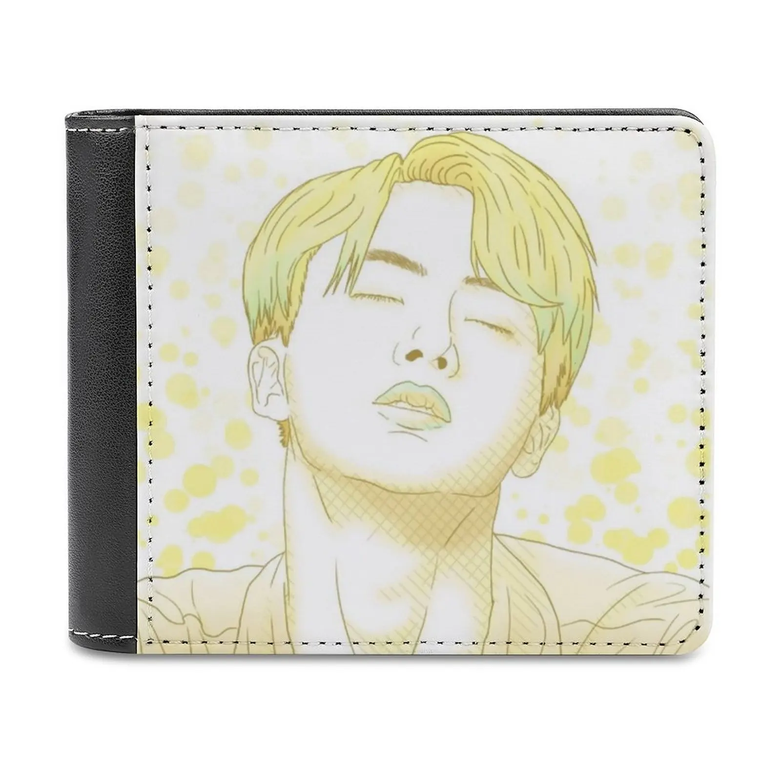 Jin Fire Business Men Wallets Small Money Purses New Design Dollar Price Top Wallet Boys Jin Kim Seok Jin Jin Personalized
