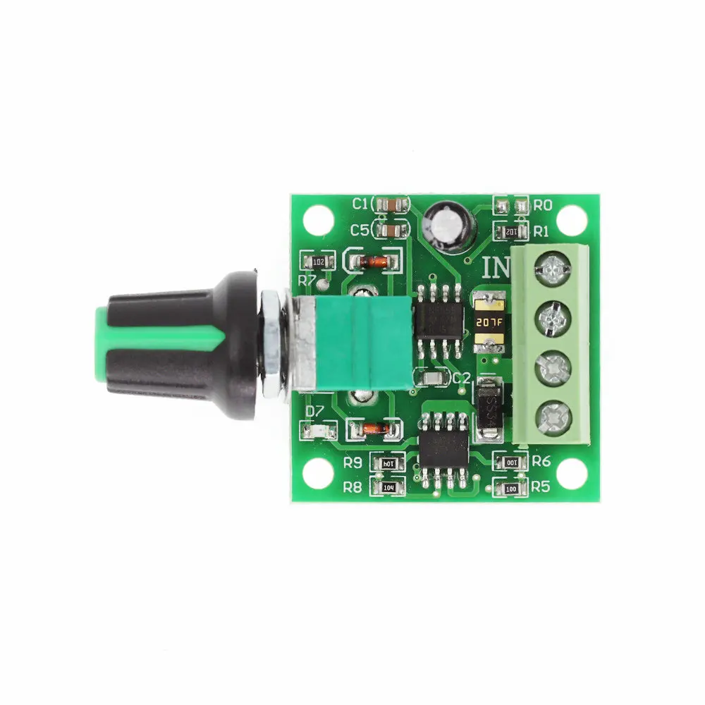 DC 1,8 V 3V 5V 6V 12V 2A PWM controlador de velocidad del motor controlador de velocidad del motor de bajo voltaje PWM 0 ~ 100% módulo de accionamiento ajustable