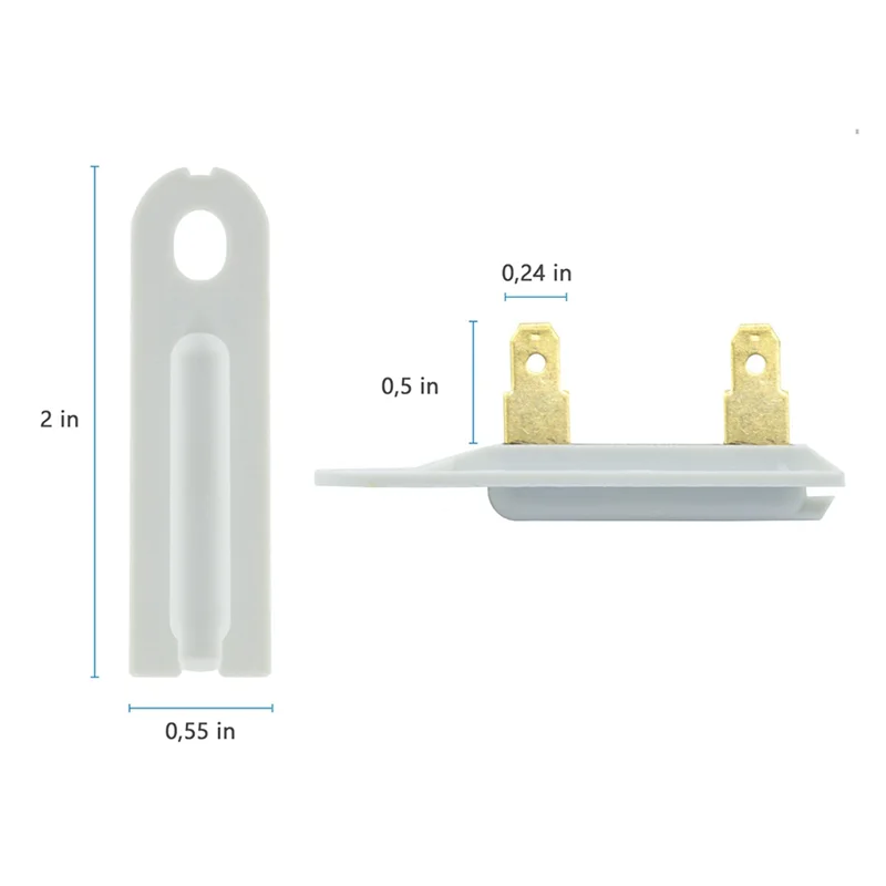 10PCS Dryer Thermal Fuse 3392519 for Whirlpool Kenmore KitchenAid Roper Maytag WP3392519 AP6008325 PS345113 3392519