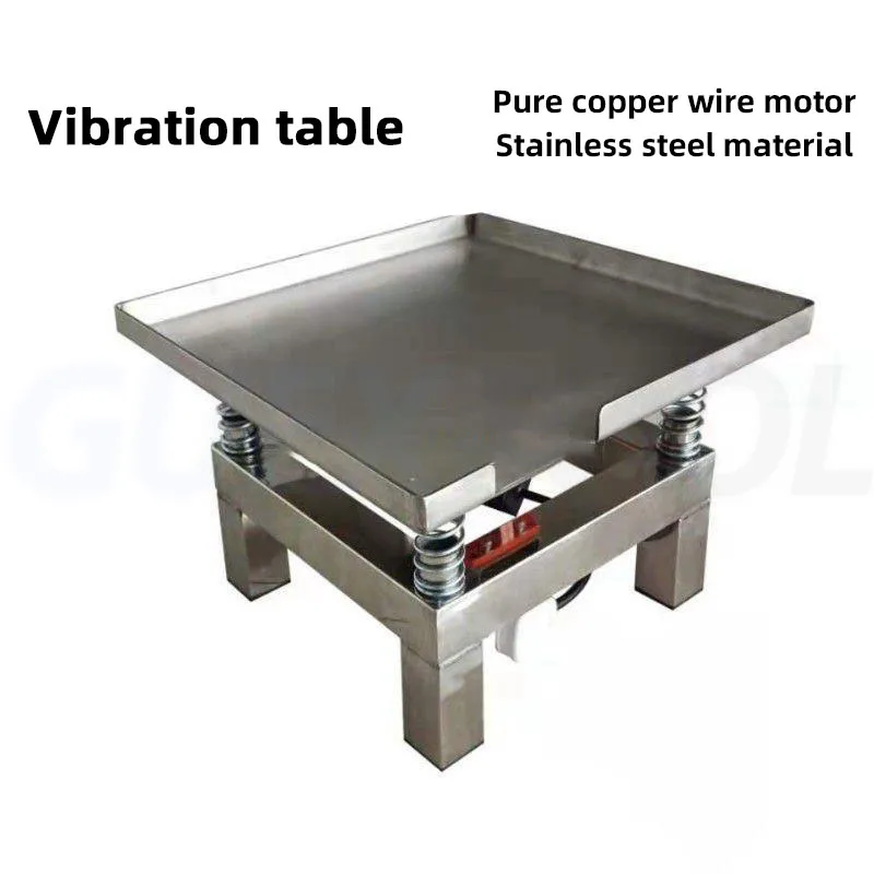 Concrete Vibrating Table 35X35 Concrete Vibration Test Small Vibrate Sieve Machine Stainless Steel Mini Vibration Table 220/110V