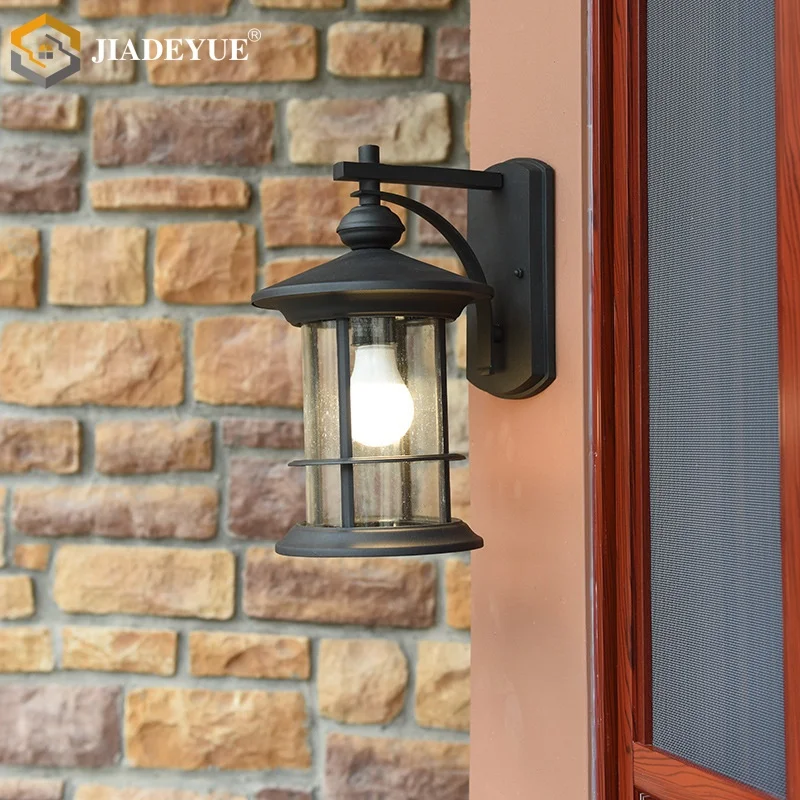 Modern outdoor waterproof wall lamp LED balcony garden corridor outdoor wall lamp external wall courtyard lamp