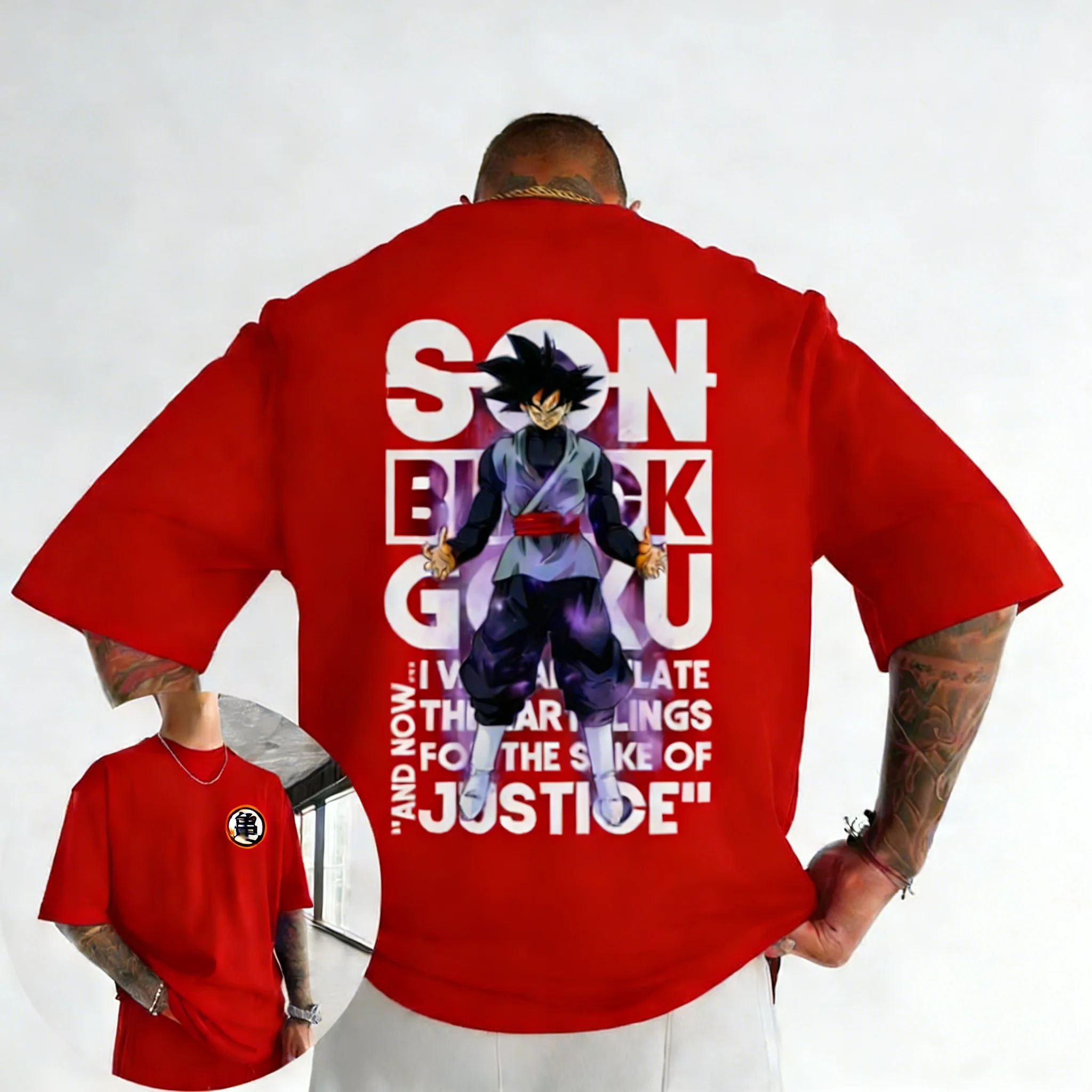 

Модные хиты продаж: футболка с принтом Dragon Ball, летняя, с изображением Гоку Блока, для мужчин и женщин, в стиле стрит-хип-хоп, повседневная, для родителей и детей