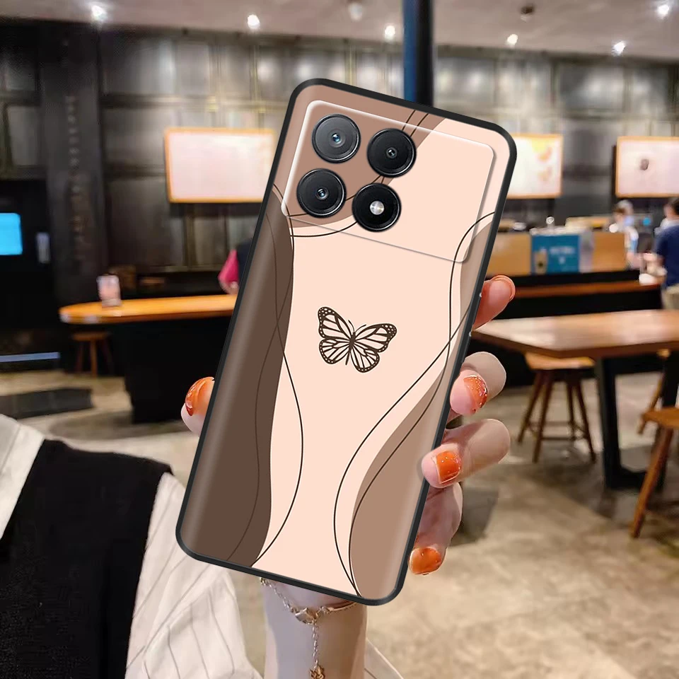 Poco X6 حافظة الكرتون الوفير لطيف الحيوان سيليكون لينة جراب هاتف ل Xiaomi Poco X6 Pro Poco X 6 Pro X6Pro Pocox6 Pro 5G حالات