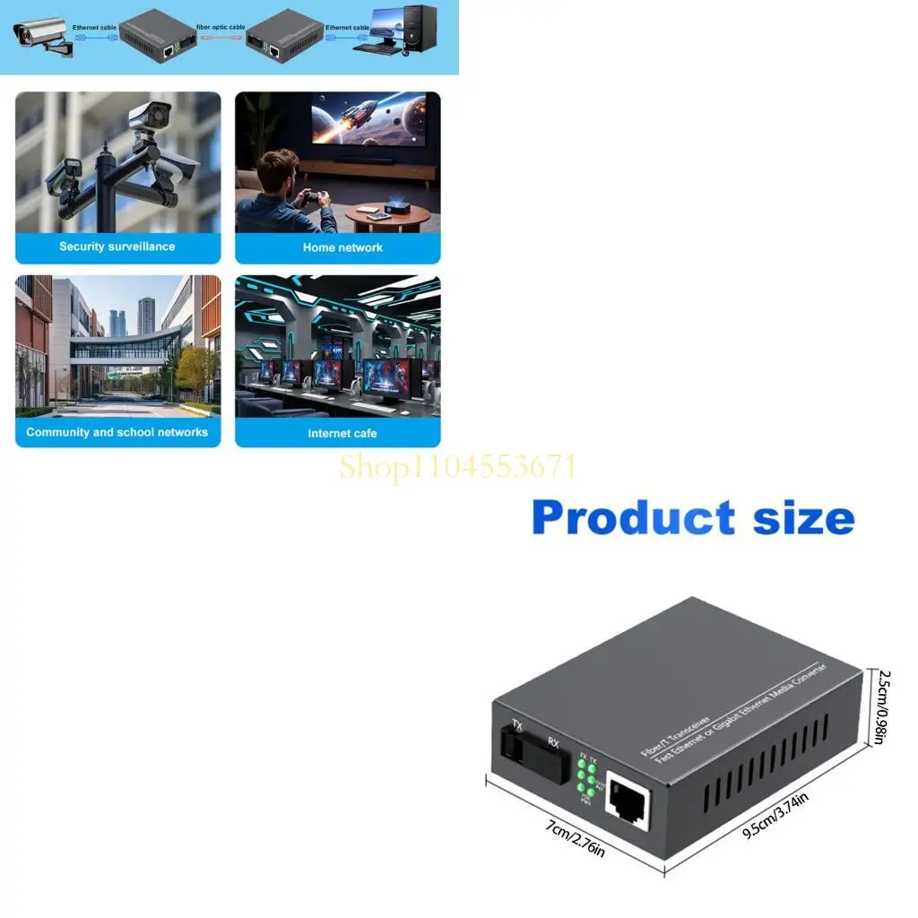 Best Seller Gigabit Fiber Transceiver Single Mode Double Fiber 20Km Coverage Port For Enterprise Networking