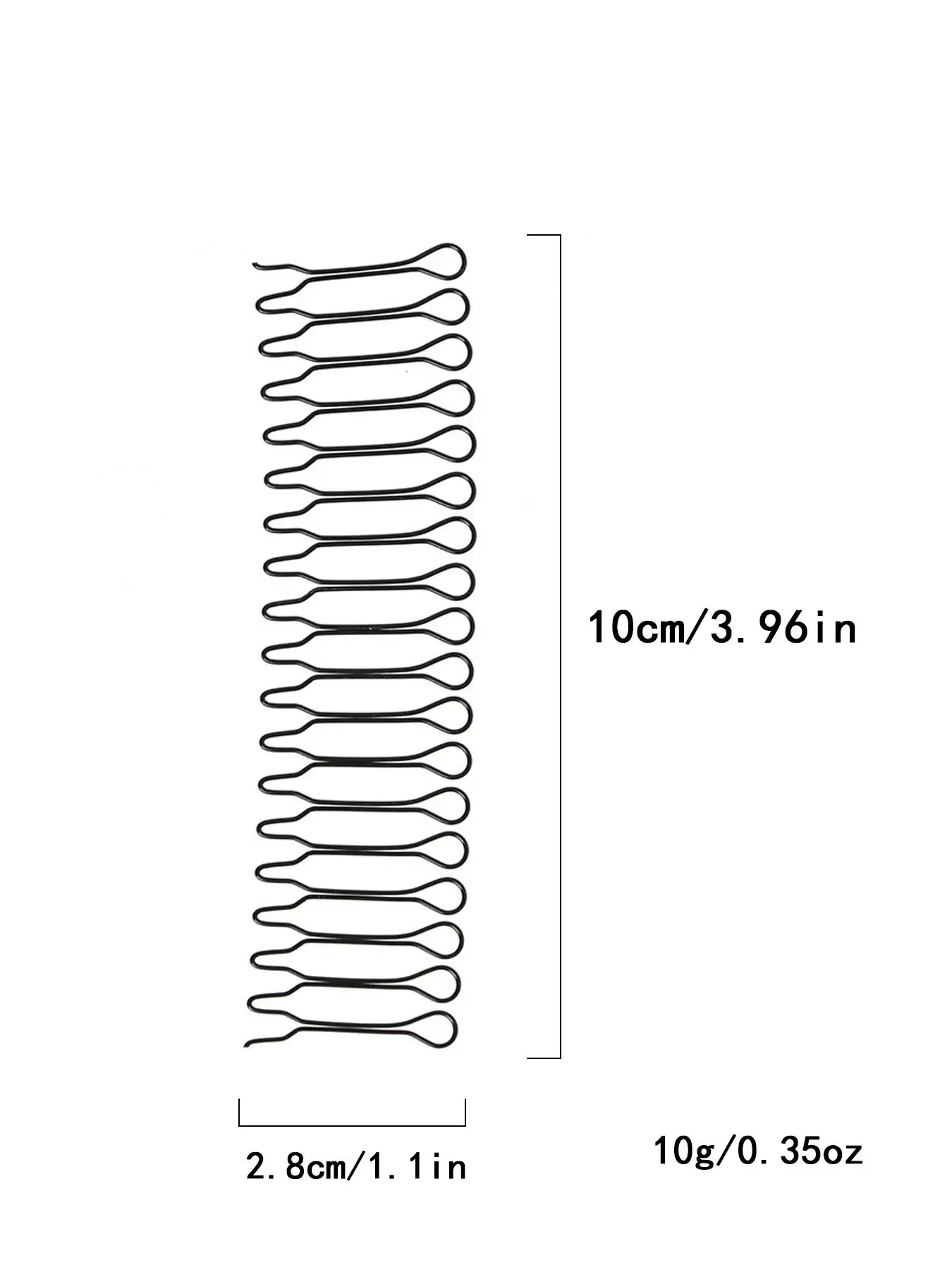 1 قطعة متموجة الشعر التشذيب شوكة تمشيط أدوات المثبت مشط الشعر دبوس متموج مشط كليب بوبي دبابيس حامل الانفجارات الصغيرة للنساء #2