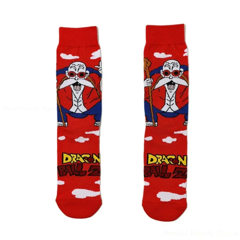 Dragon Ball Son Goku Anime Socks Men Funny Hip Hop Long Socks Personality Comfortable Sock Cartoon Kids Birthday Xmas Gift Meias