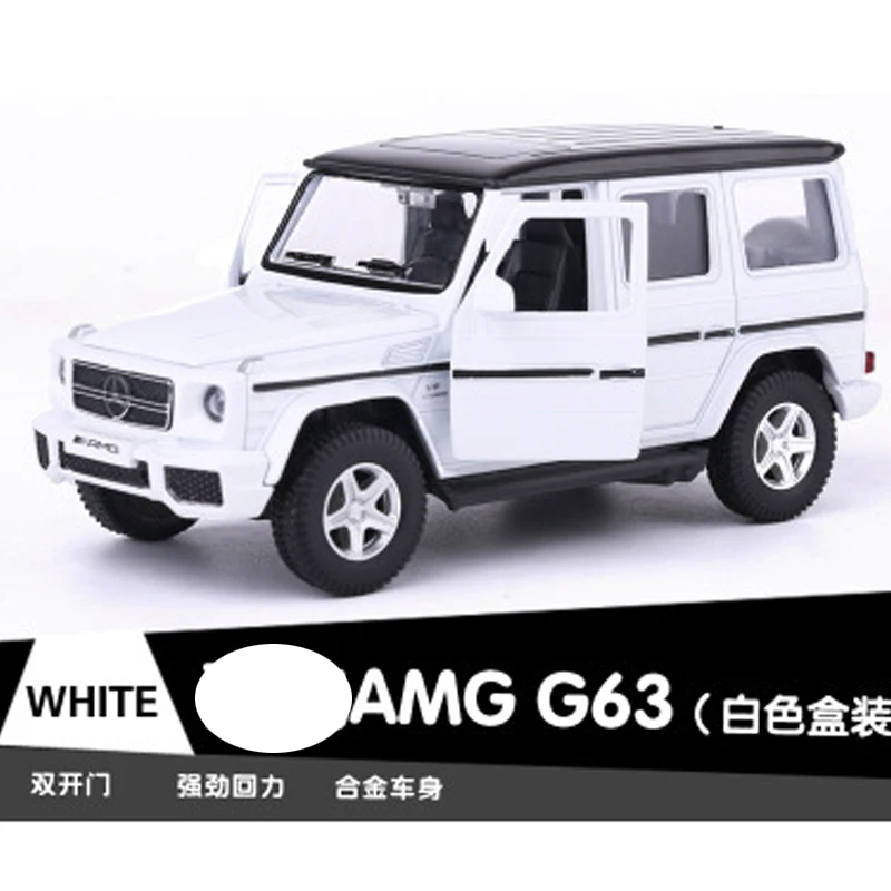 1/36 G63 G-Class Toy Car Model For Children RMZ CiTY Sport Diecast Miniature Pull Back Collection Car Gift For Boy B418