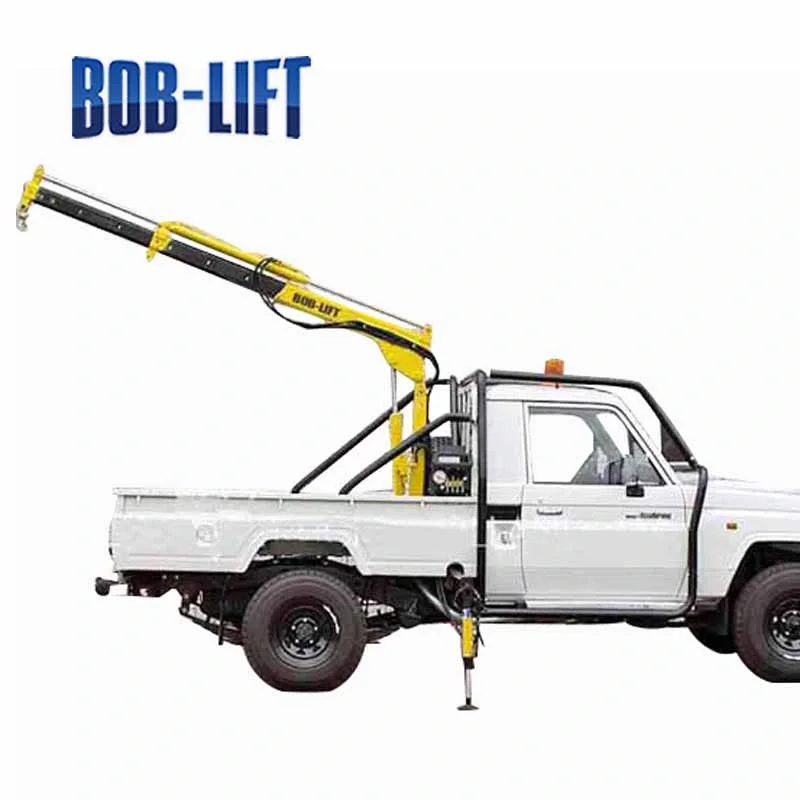 Small Crane for Pickup Truck with Cable Winch