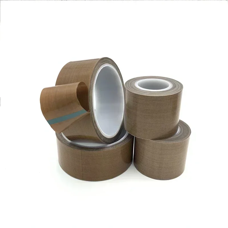 PTFE 10 13 15 20 25 30 35 40 50 mm x 0.13mm Adhesive Cloth Insulated Vacuum Sealing Machine High Temperature Resistant Tape