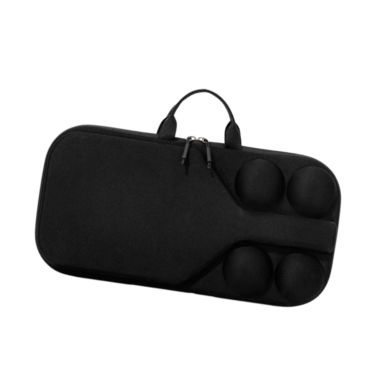 

Pickleball Racquet Carry Case Fits 2 Paddles and 4 Balls, Lightweight Handbag Protector Pickleball Paddle Bag for Traveling