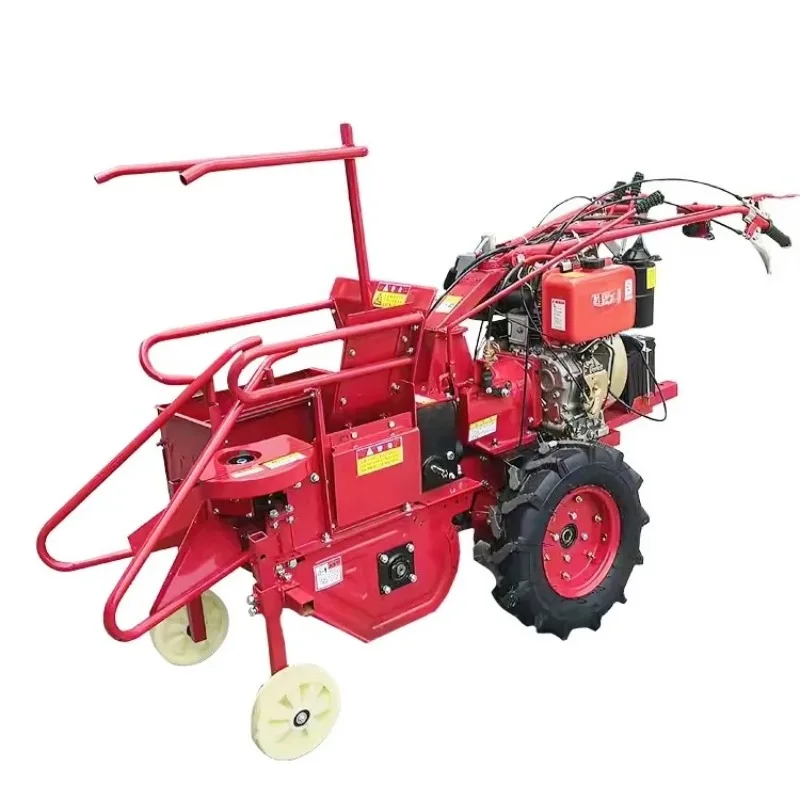 

Mini Farm Sweet Corn Harvester Low Price Combined Maize Corn Harvester with Engine and Gearbox Made in China