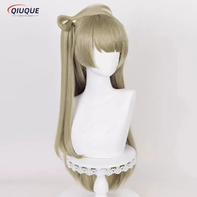 Аниме Юи 2025л. LoveLive! Парик для косплея Love Live Kotori Minami, длинные льняные термостойкие синтетические волосы 80 см, парики для вечеринок + бесплатный Wi