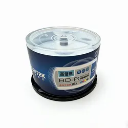 BDR 25GB Blue Ray Disque Book ine surface Imprimable Blue-ray BD-R 10X Vitesse Disque Vierge