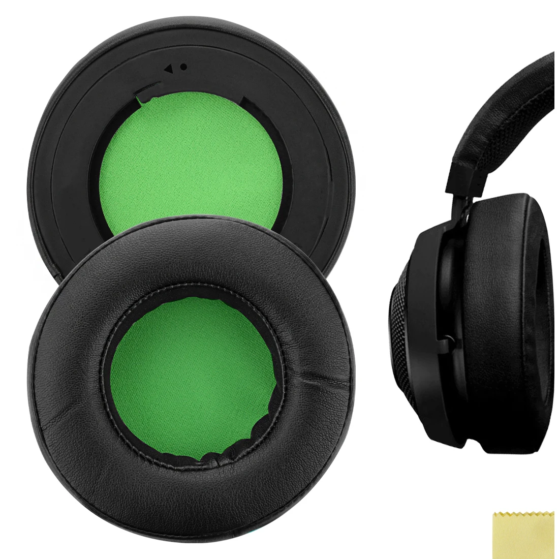 

Geekria Earpads for Razer Kraken 7.1 Chroma V2 USB Replacement Headphones Protein Leather Ear Pads Cover Cushion Foam Earmuff