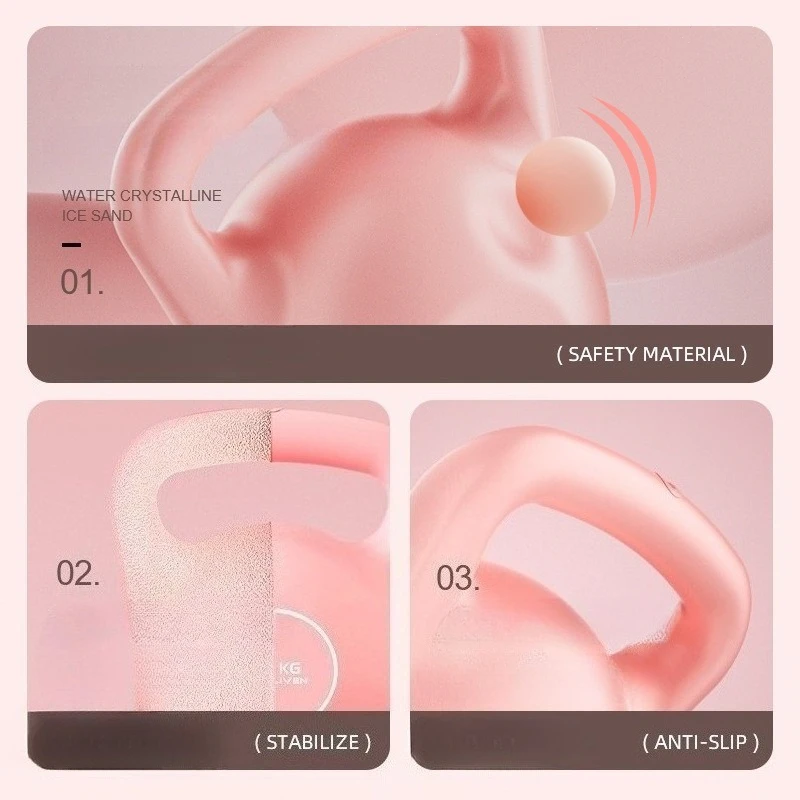 Kettlebells sportivi Fitness Uso domestico Manubri Allenamento dell'anca Attrezzatura di sollevamento Attrezzatura professionale di autofilettatura Pentole di sollevamento