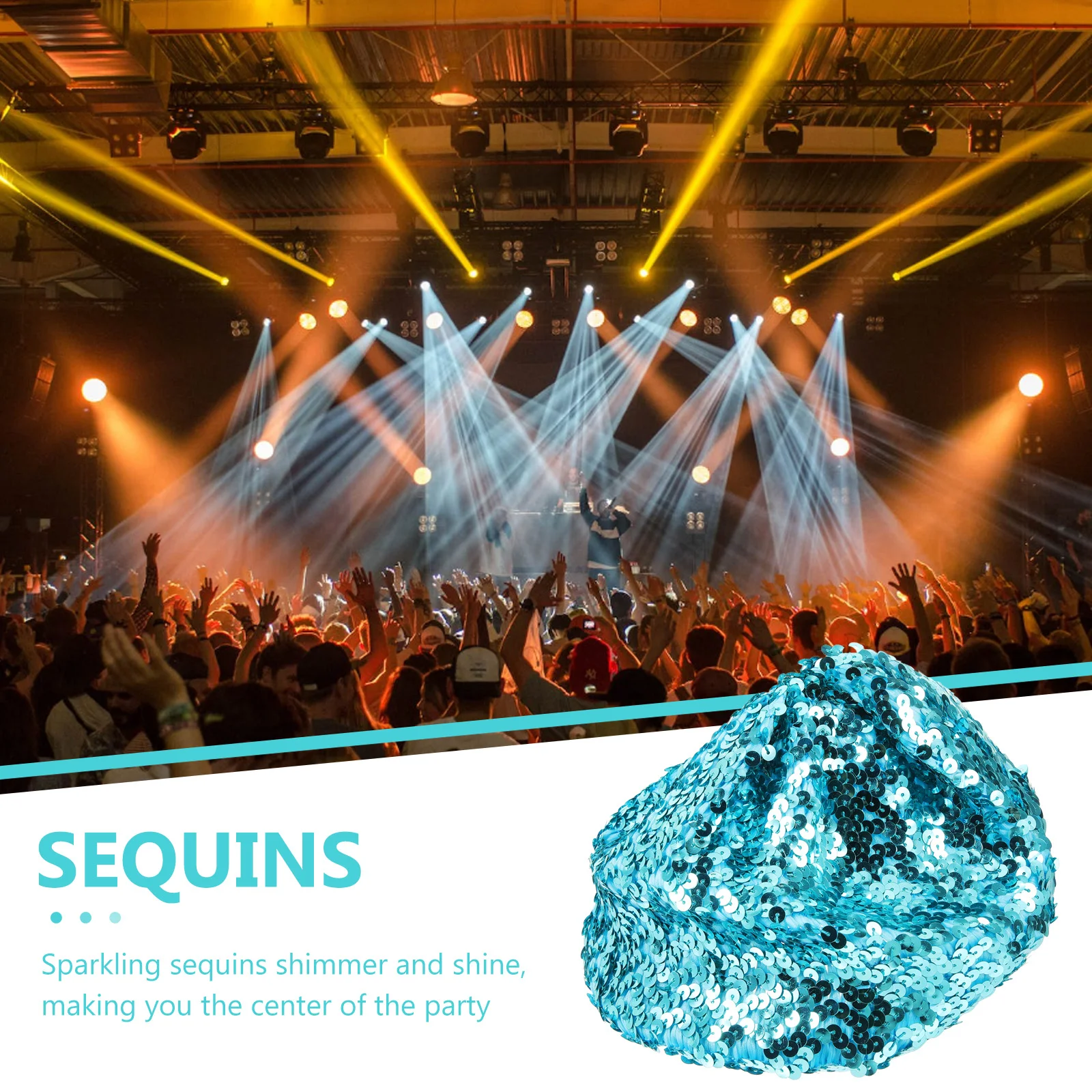 

Sequin Beret Hats for Women Flash Pink Cabbie Cap Sparkle Beanie Breathable Comfortable Shining Fashion Sun Shade Cap