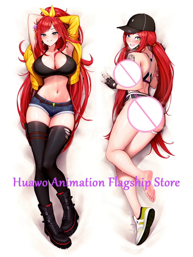 Dakimakura Anime Pillow Cover Elly Double Sided Print 2Way Cushion Cover Xmas Gifts