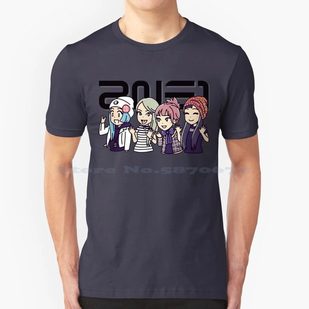 Sandara Music Pop T Shirt 100% Cotton Tee 2Ne1 K Pop Sandara Minzy Cl Bom 2Nel Dance Music Korean