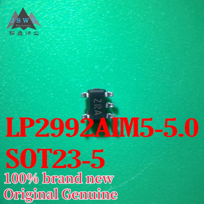 

(5/50 pcs) LP2992AIM5-5.0 LP2992AIM5 Silk-printed LFFA SOT23-5 Linear Voltage Regulator Brand New Original Free Shipping
