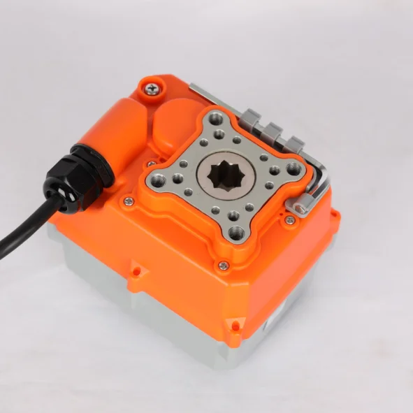 4-20ma 12V DC Motorized Intelligent Proportional ON OFF Actuators 90 Degree Rotary Electric Valve Actuator