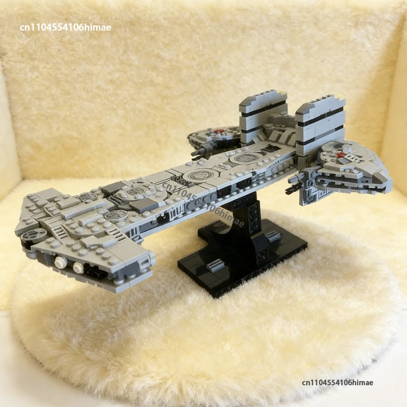 NUEVO Stargate Bilskirnir de Thor, Nave Espacial a Escala Media, Bloques de Construcción Militares MOC, Ladrillos de Ensamblaje para Batalla de Guerra, Juguete de Regalo para Niños