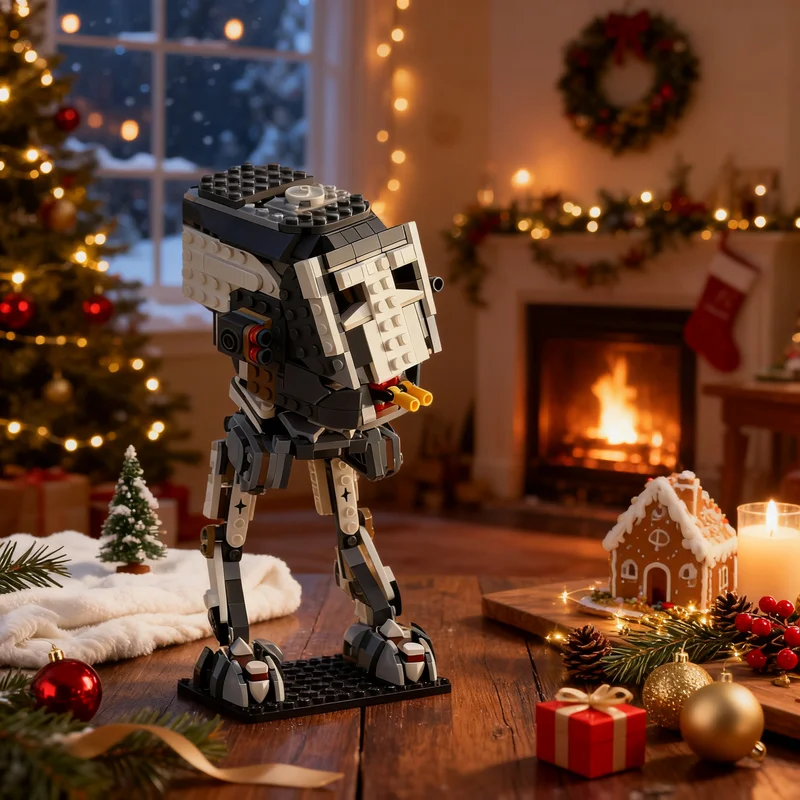 446pcs MOC Star Battle AT-ST Imperial Commando Version Alternate Build Model Building Blocks Christmas Gift Construction Brick