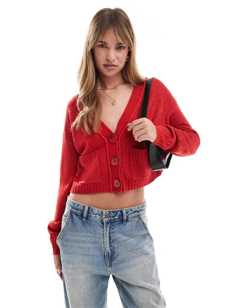 Soft Cozy Pure Single ort Mixed Fiber Loose Knitted Open Cardigan oulder awl Simple Design Commute Sle een Fiber