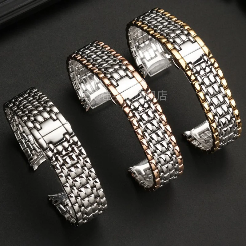 Stainless steel bracelet for Longines magnificent watch strap L4.921/L4.805 metal watch strap men\'s precision wristband 18 20mm