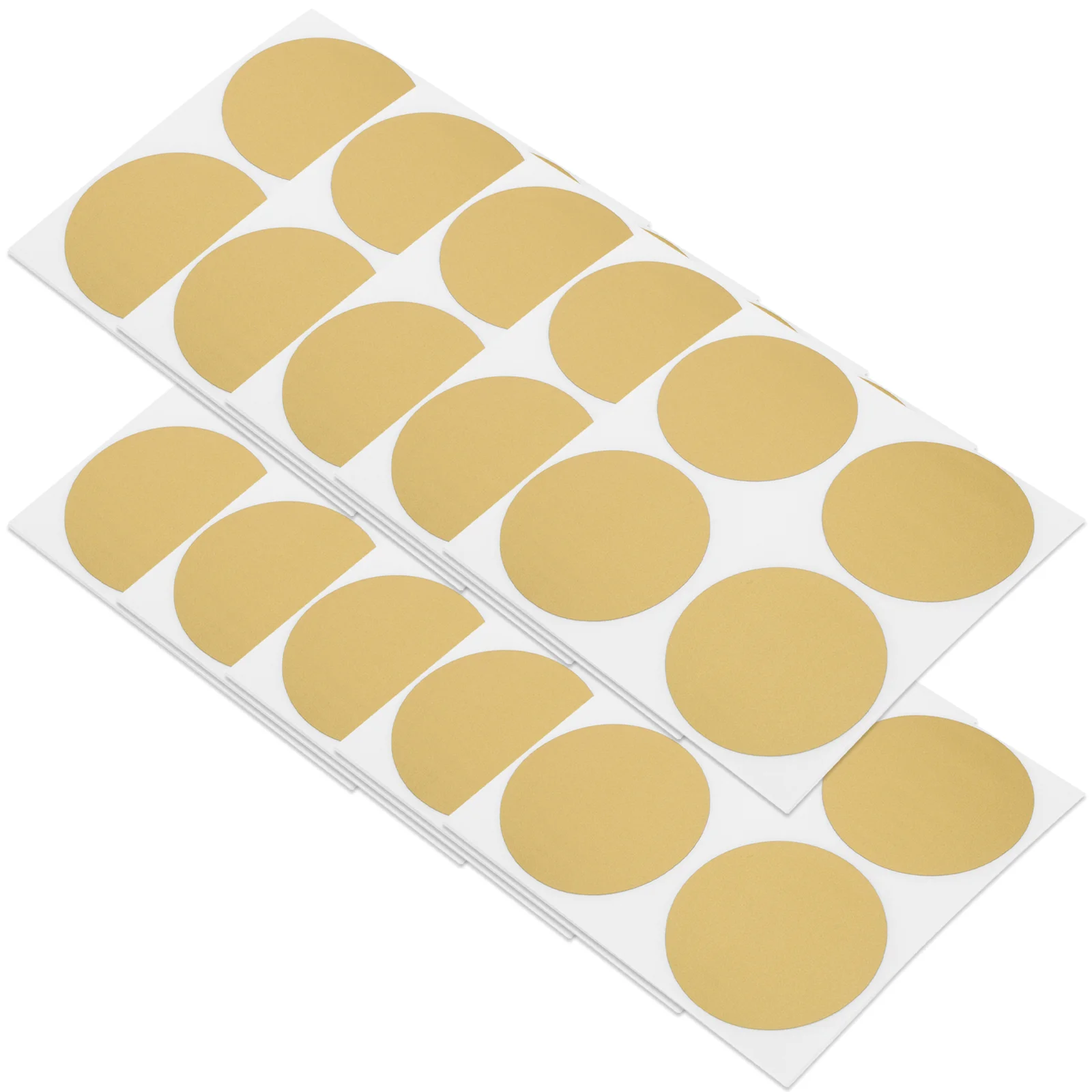 50 Pcs Scratch Film Sticker Paper off Stickers Circle Gold Seal Game Props Labels Round Peel and DIY Games