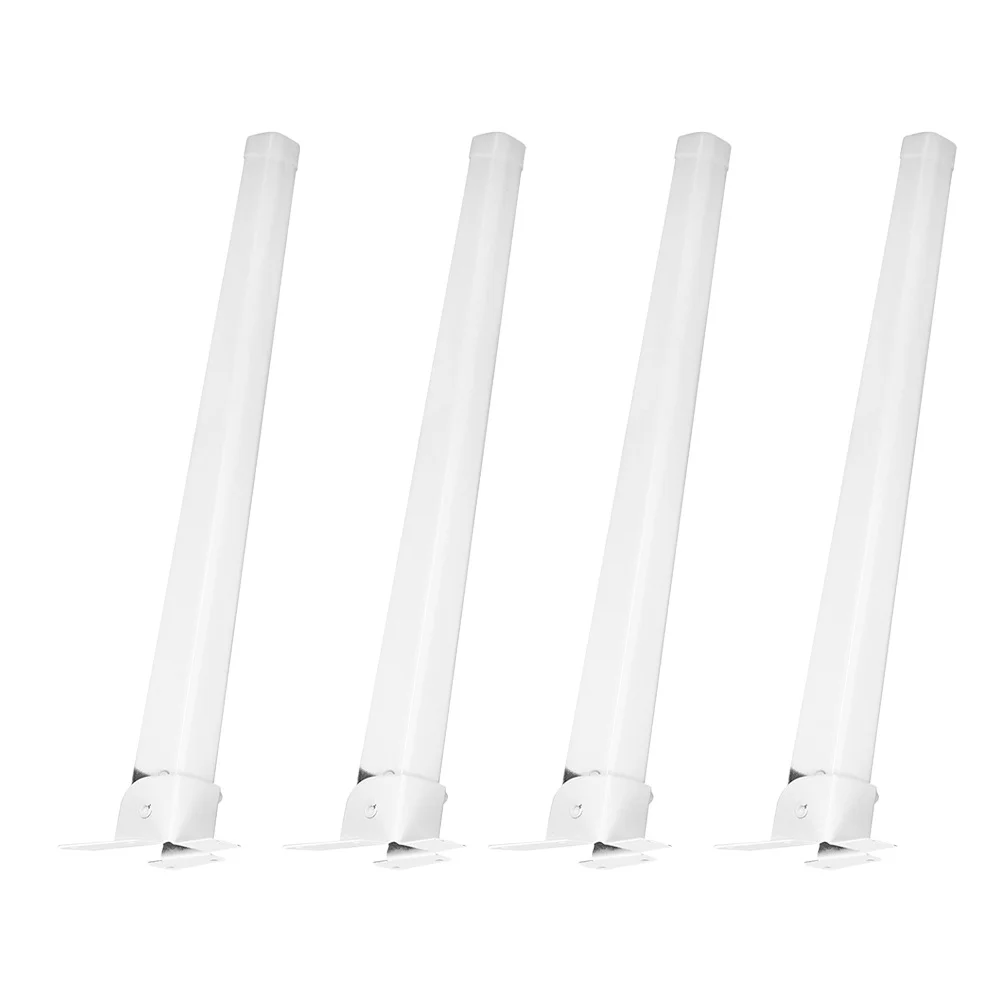 4 قطعة طاولة قابلة للطي مربع أرجل مكتب معدنية لأجهزة الطاولات لتقوم بها بنفسك أثاث المكاتب المنزلية الأجهزة المحمولة سيقان متينة لارتفاع المكتب