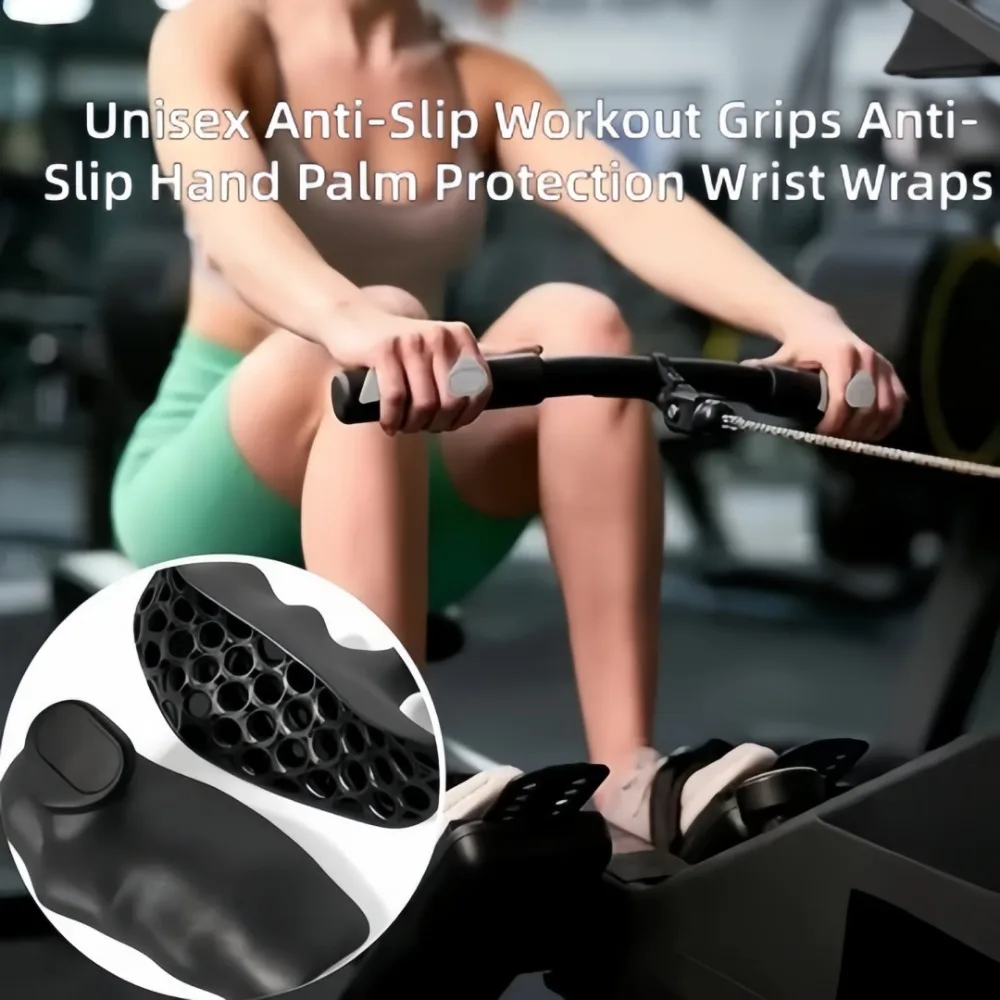 Silicone Fitness Palm Guard Ergonomic Anti-slip Weightlifting Palm Protector Callus Blister Prevention Fitness Supplies Unisex