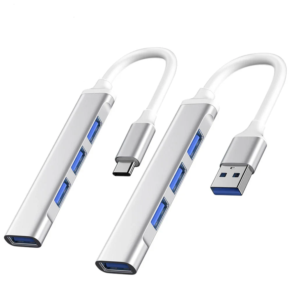 4 Port Multi Splitter Adapter USB C HUB 3.0 Type C 3.1 – for Xiaomi Lenovo Macbook Pro 13 15 Air Pro PC Computer Accessories