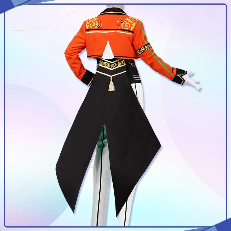 COS-HoHo Anime Ensemble Stars Tsukinaga Leo Concerto Of Genius Game Suit Gorgeous Uniform Cosplay Costume Halloween Party Outfit