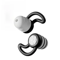 Bouchons d'oreilles en silicone anti-bruit, filtre anti-bruit, pour dormir, nager, étanches, trois couches, bouchons d'oreilles silencieux 6