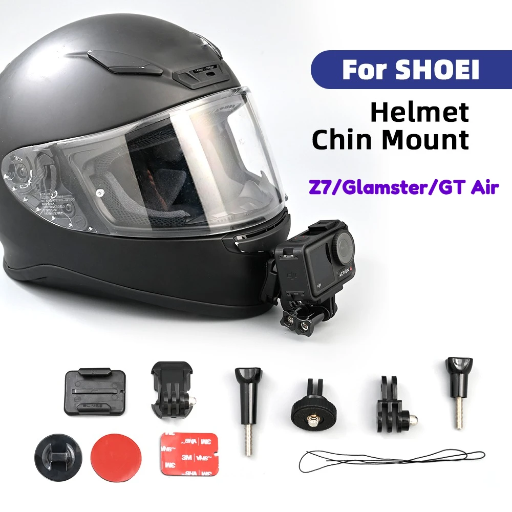 カメラチンマウント-shoei-z7-glamster-gt-air1-ヘルメット用アルミカスタマイズされたヘルメットカメラマウント-gopro-オートバイアクセサリー用