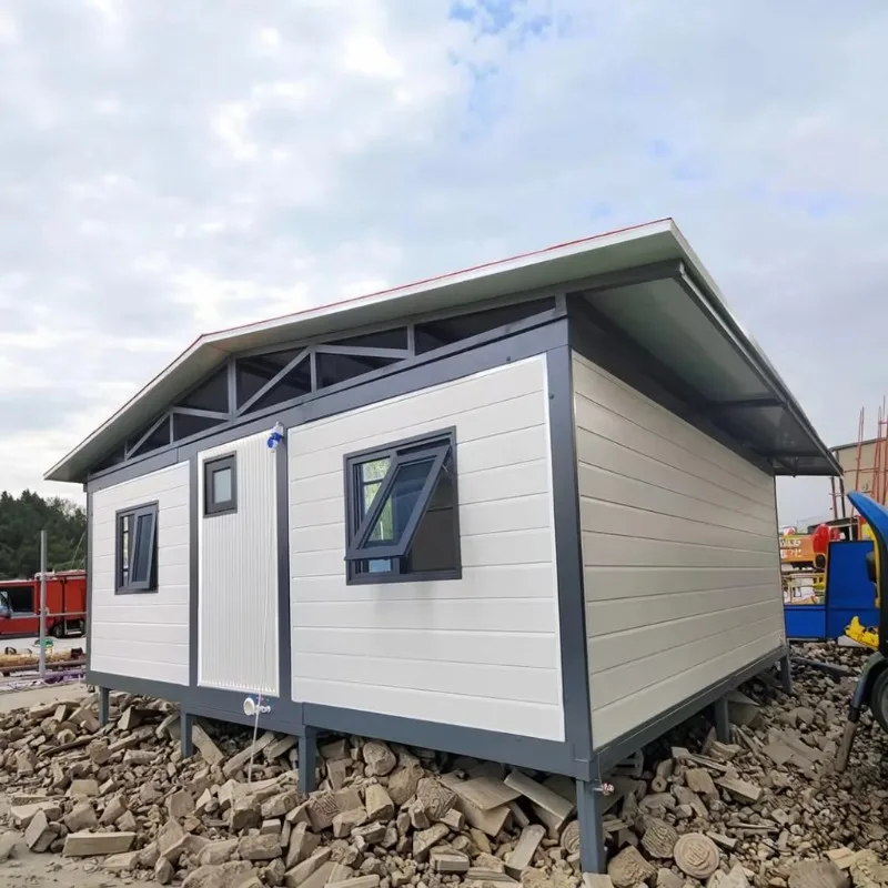 Stackable Foldable Container House Multi Layer Superimposed Design Land Saving Modular Building Stable Structure For Dormitory