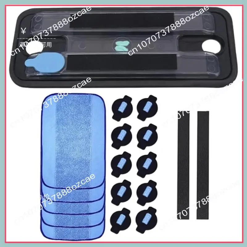 A26p 1 conjunto de almofadas para esfregão de pneu de roda, tampa de água para irobot braava 320 380 381 380t 390 390t, acessórios para robô aspirador de pó