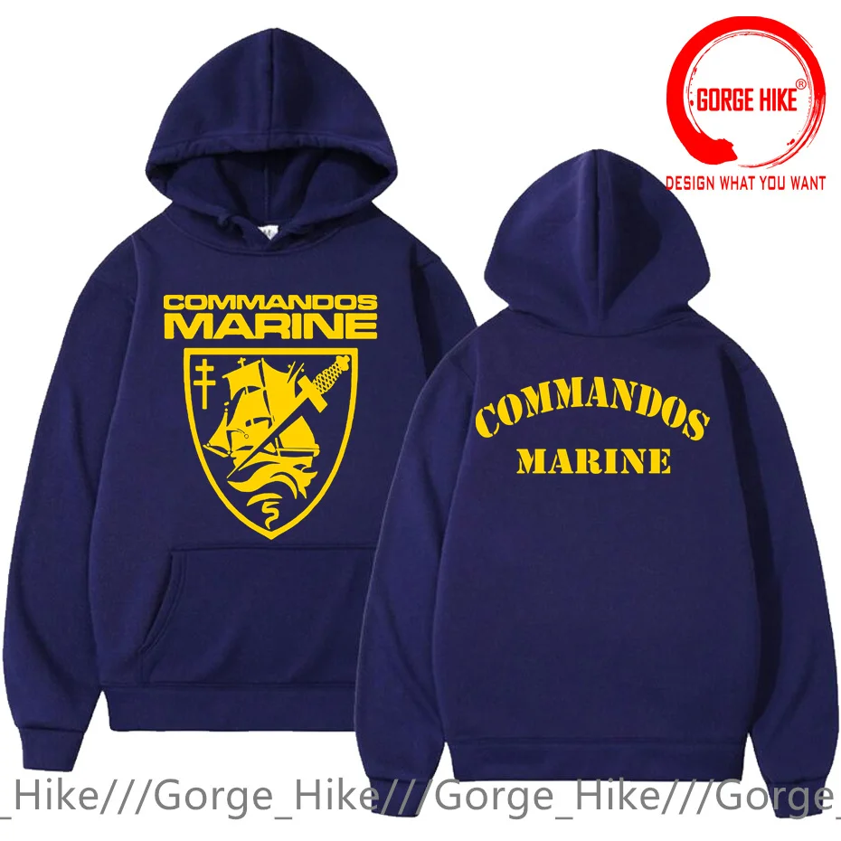French Navy Special Operation Forces Commandos Marine Hoodies Sweatshirts Men Clothes Hoody FashionableHoodie Sweatshirt Hooded
