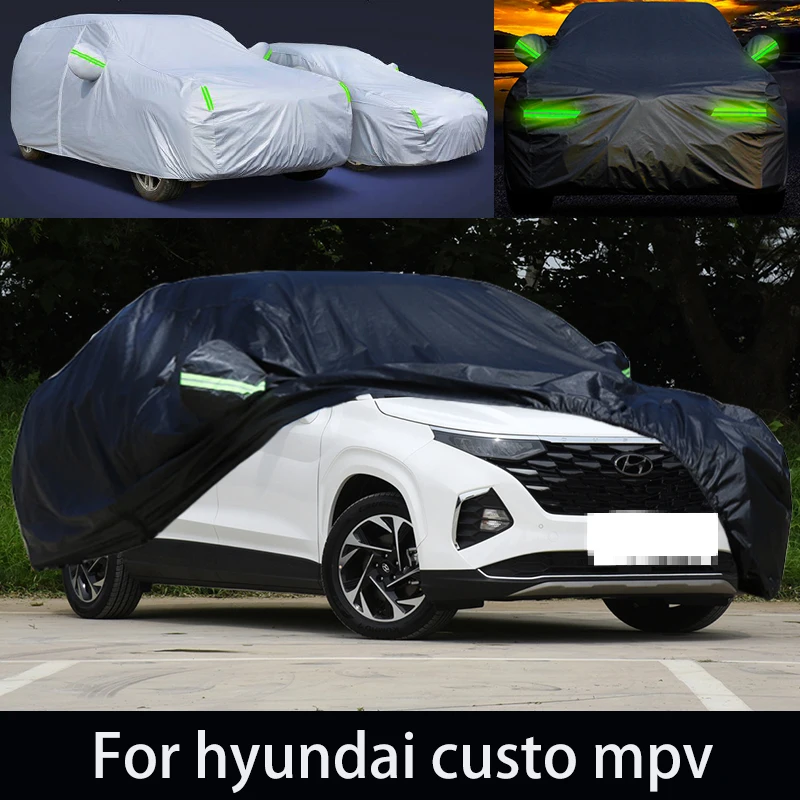 For hyundai custo mpv auto anti snow, anti freezing, anti dust, anti peeling paint, and anti rainwater.car cover protection