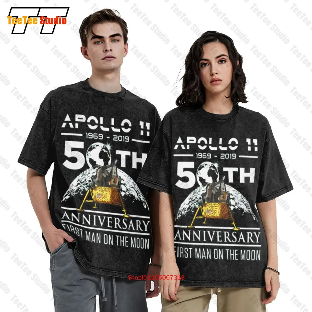 

50Th Anniversary Apollo 11 1969 With Lunar Lander Plus Size Oversized T-Shirt IJQ1