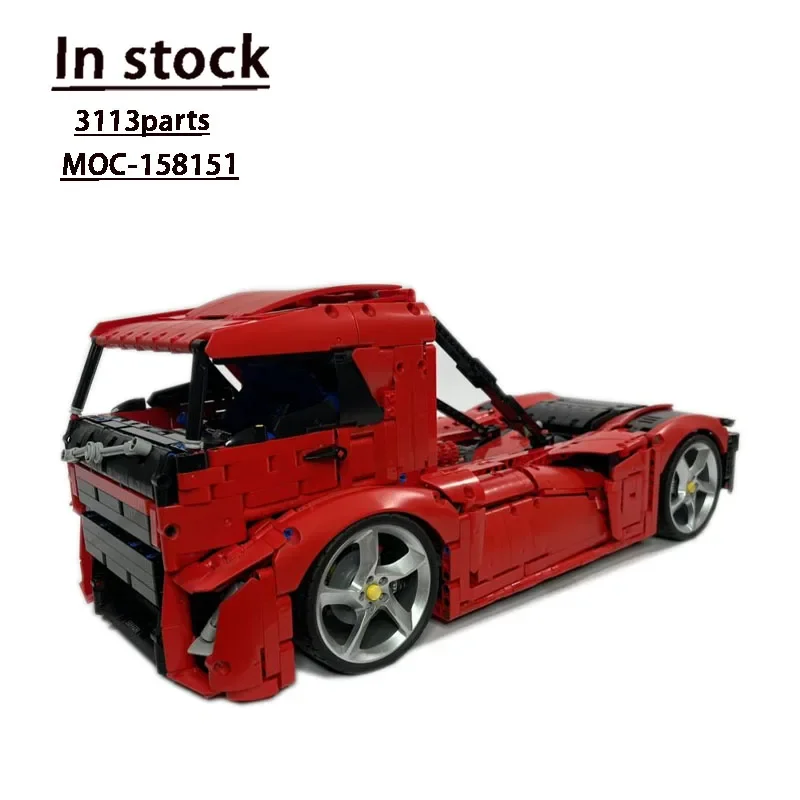 

MOC-158151 Classic Truck Supercar Assembly Splicing Building Block Model 3113 Building Block Parts Kids Birthday Toy Gift