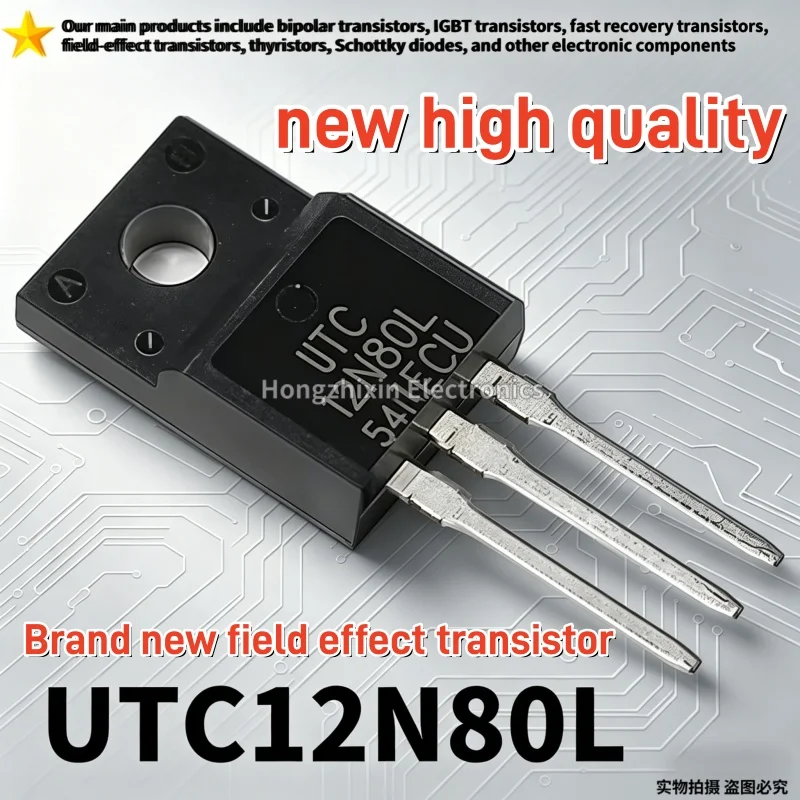 

10PCS NEW UTC12N80L TO-220F 12A 800V UTC12N80 12N80L 12N80 N-channel Field-effect transistor