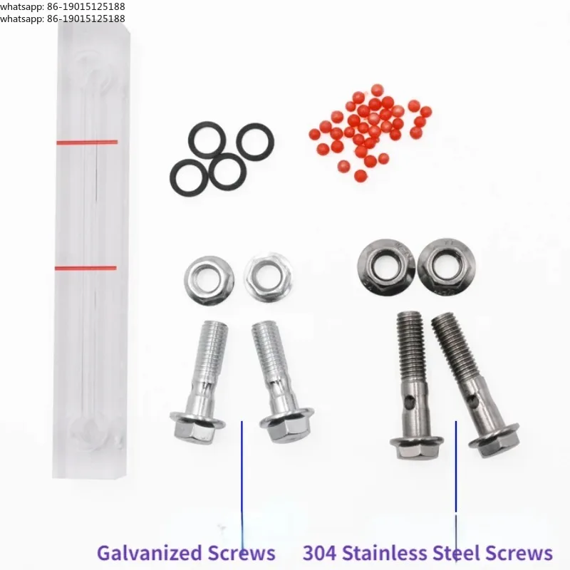 2pcs Air Compressor Oil Sight Glass - Screw-Type Oil Level Gauge with Temperature Resistant Window