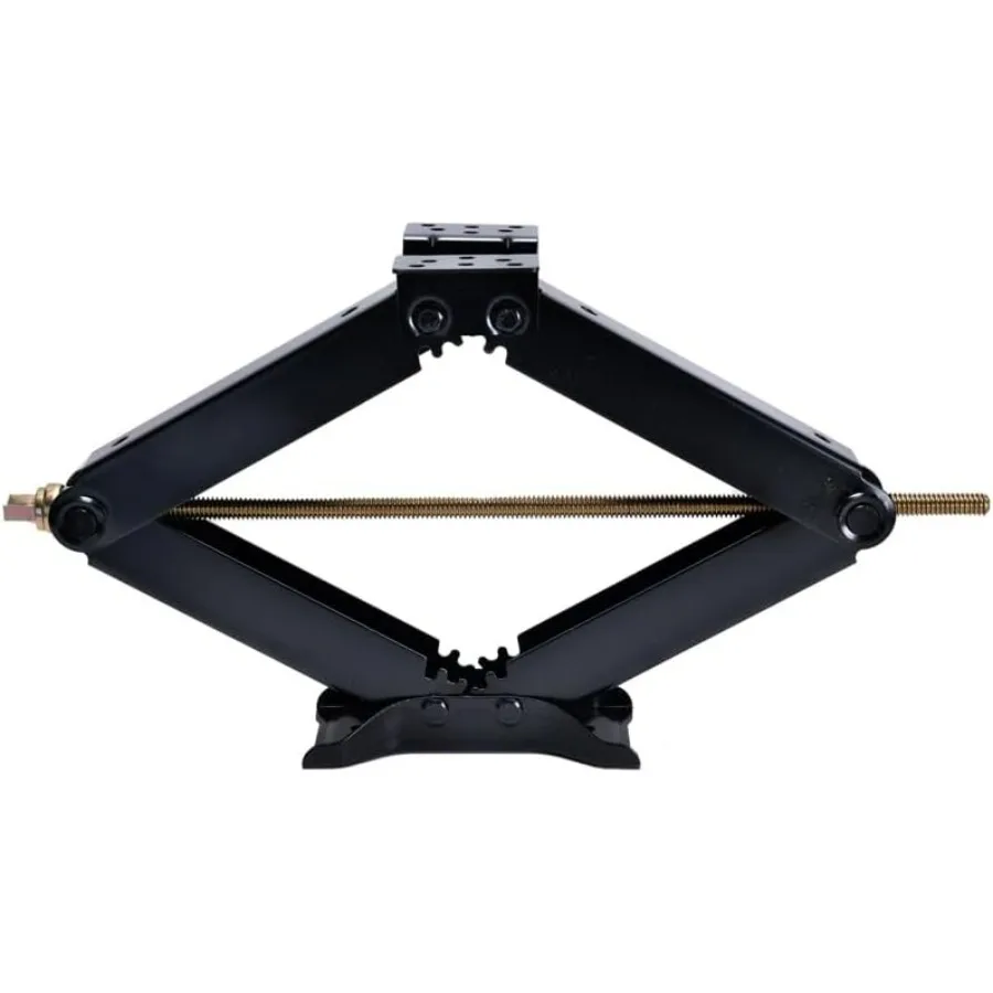 

2 New 24 Titan Lift Scissor Jack with Crank Handle for HeavyDuty Support of RVs Trailers and Campers 7500lbs Capacity with Adju