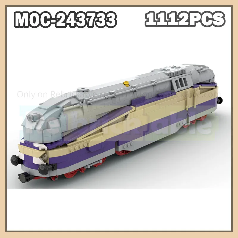 

MOC-243733 Steam Car Building Blocks Rally Racing High-Speed Train Toy Holiday Child Gift 1112PCS