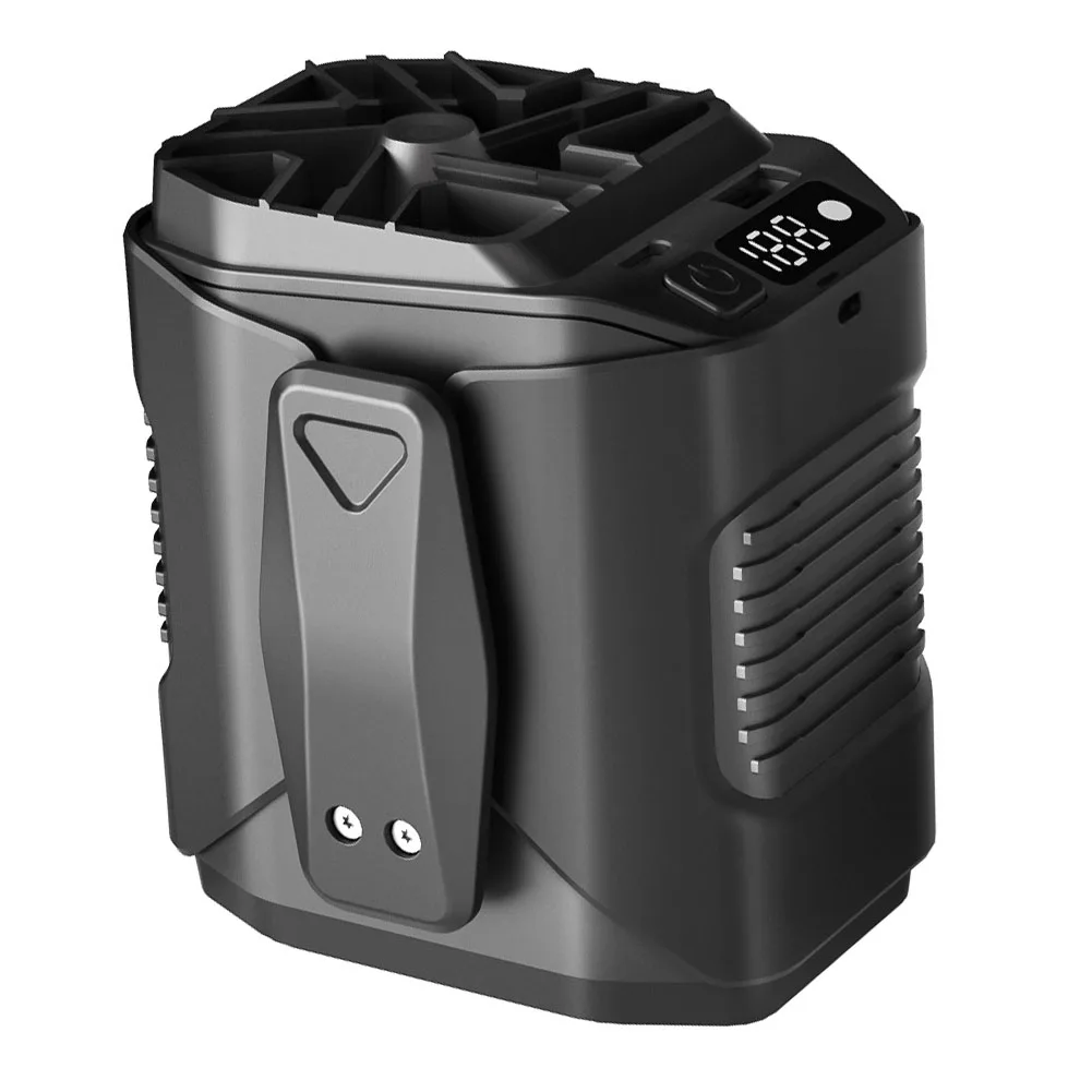 

Вечерние прогулки Многофункциональный поясной вентилятор Вентилятор с регулируемой скоростью 100 режимов скорости 6000 мАч Power Bank Встроенный фонарик