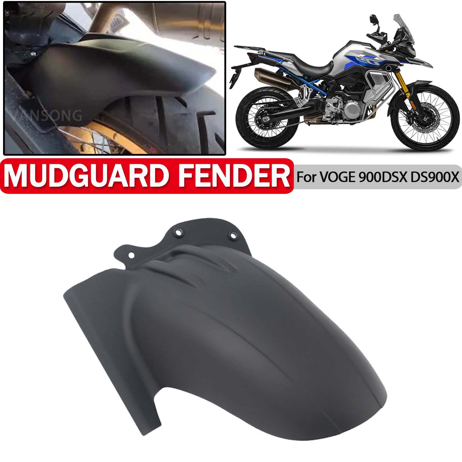 

Motorcycle Wheel Hugger Mud Splash Guard Rear Fender Mudguard For VOGE DSX900 DS900X DS 900 DSX DS900 DS 900X 900 X Sand Shield