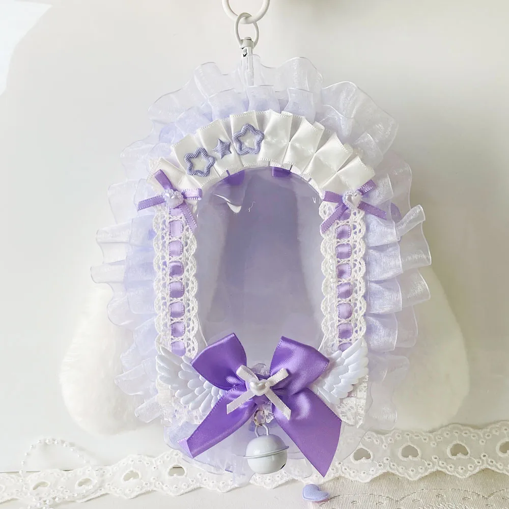 

Прозрачный футляр-органайзер для коллекционных фигурок 10 см: сумка-дисплей для кукол, кроликов, с брелоком, для хранения, для аниме и мультяшных кукол (как показано)